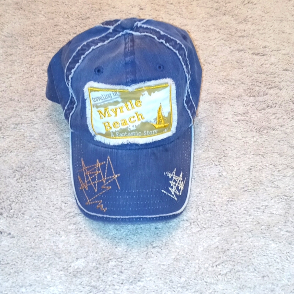 Denim baseball hat